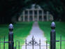 Looking along the approach pathway to Oak Alley Plantation.