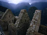 Architectural stone structures for buildings in the famous Lost City of the Incas, Machu Picchu.