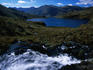 Cascade above Laguna Canutillos in the Cajas National Park.