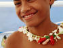 Portrait of Tahitian boy.