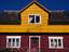Shingle-tiled house in Puerto Montt.
