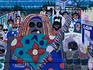 Mural outside Pousada dos Quatro Cantos.