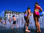 Piccadilly Gardens waterjets, Manchester