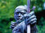 Statue of Robin Hood near Nottingham Castle.