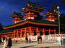 Keian Shrine complex wtih good luck wishes attached.