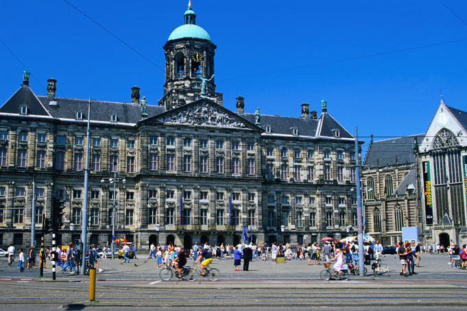 The Royal Palace, or Koninklijk Paleis, completed in 1665 - Amsterdam, North Holland