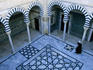 Central courtyard of the Zaouia of Sidi Abid el-Ghariani, Kairouan The zaouia (shrine) houses the tomb of the Hafsid sultan Moulay Hassan who ruled from 1525 to 1543.