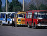 Buses at local bus station.