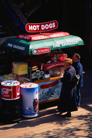 Hot dogs at Pier 39 - San Francisco, California