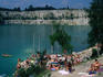People relaxing at Zakrzowek resevoir.