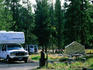 Campers at Pebble creek campsite.