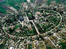 Aerial of Nahalal at Jezreel Valley.