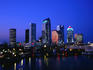 City skyline at night - Tampa, Florida