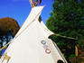 Teepee at Dallas Arboretum and Botanical Gardens.
