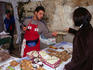 Local sweets stall at handicraft fair in Cagliari, Cagliari Province.
