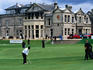Golfers on the Old Course.