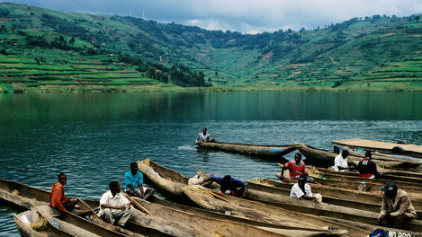 Dugout canoes, Uganda