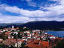 Town next to Ohrid Lake.