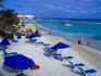 The beach, Playa del Carmen, Yucatan.