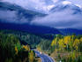 Yellowhead Highway, Mt Robson Provincial Park, Rocky Mountains.