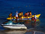 People getting on boat ride at Hornitas Beach.
