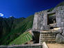 Fountain caretakers house at the ruins of Machu Picchu.