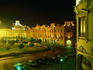 Night view of the Plaza San Martin in Lima.