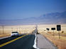 Highway near Manzano Mountains south of Albuquerque.