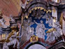 Ornate detail inside the Dominican Church of Vilnius.