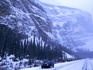 The world famous Icefields Parkway, between Banff and Jasper, is an amazing stretch of road, even in a blizzard!