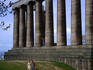 Giant columns of the never completed National Monument on Calton Hill - Scotland