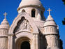 Cemetery detail of Petrinovic mausoleum.