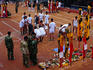 Buffalo sacrifice during Dasain, Kot Square.