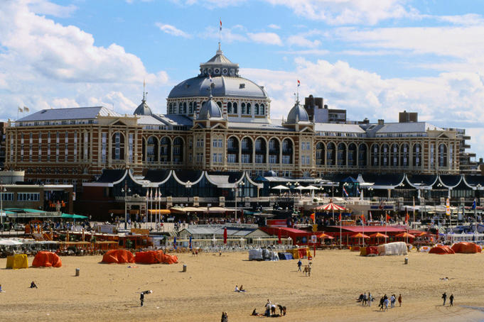 Kurhaus on the beach - Scheveningen, The Randstad