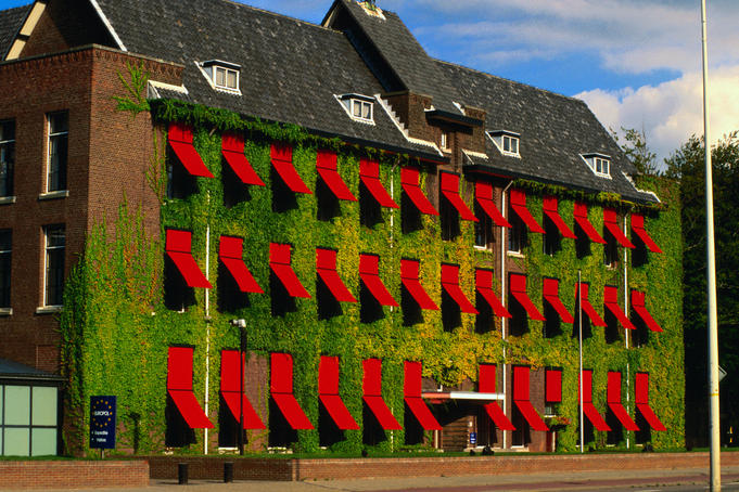 The rather pleasant looking Police Station - The Hague, The Randstad