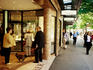 Pedestrians and jewellery shops on Banhofstrasse.