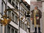 Goethe mural on building in Hirschenplatz.