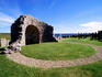 Orphir Round Kirk, remains of Kirk of St Nicholas.