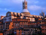 View across rooftops to the Gothic Cathedral.