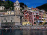 Brightly coloured buildings and breathtaking views of Cinque Terre in Vernazza.