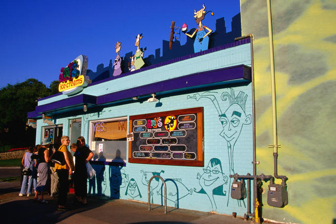 Ice-cream store, South Congress avenue.