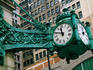 Marshall Fields clock on State Street.