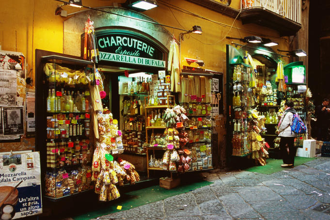 Shopfront in Via B Croce.