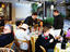 Customers at cafe in via Chiaia.
