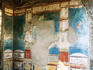 Damaged wall in Old Pompeii.
