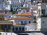 Waterfront whitewashed houses on Hydra's harbour.