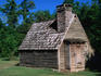 Replica of settlers structure at original Charleston 1670 settlement site, Charles Town Landing State Park.