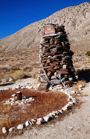 Art installation at Burning Man festival, Black Rock Desert.