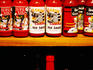 Spicy Cajun condimentsfor sale in shop on Bourbon Street.