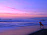 Surfer on Ocean Beach.